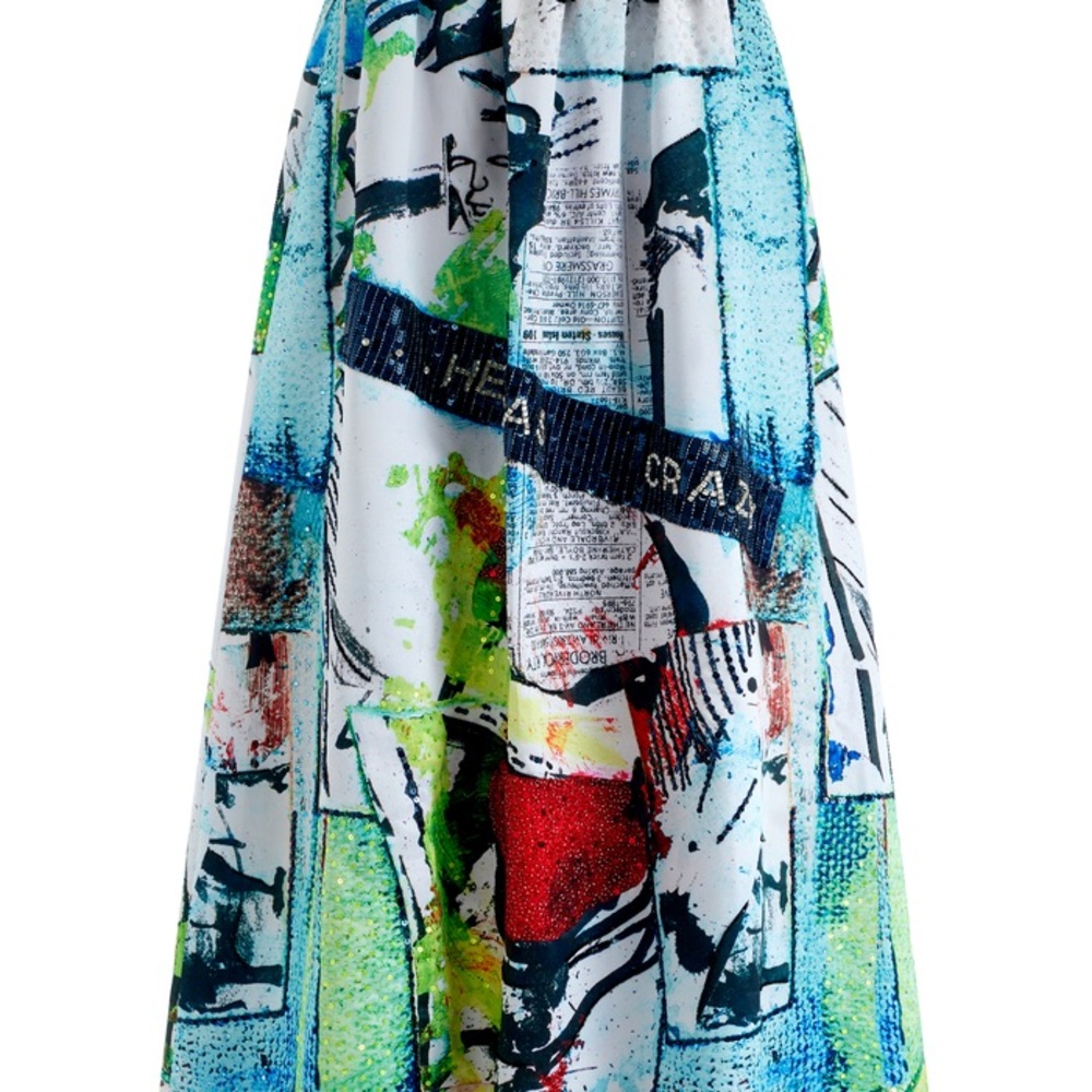 Rare Alice + Olivia embellished maxi skirt